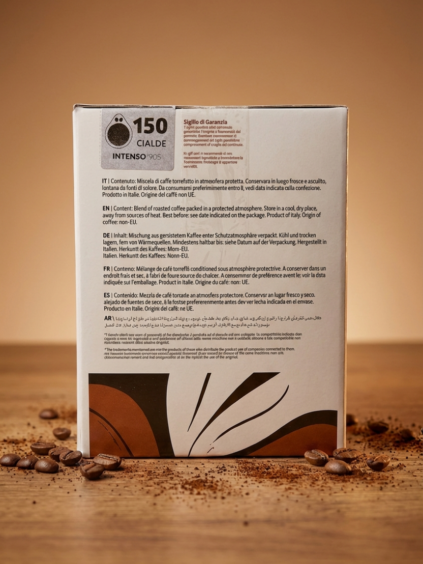 Cialde ESE 44mm INTENSO1905 150pz