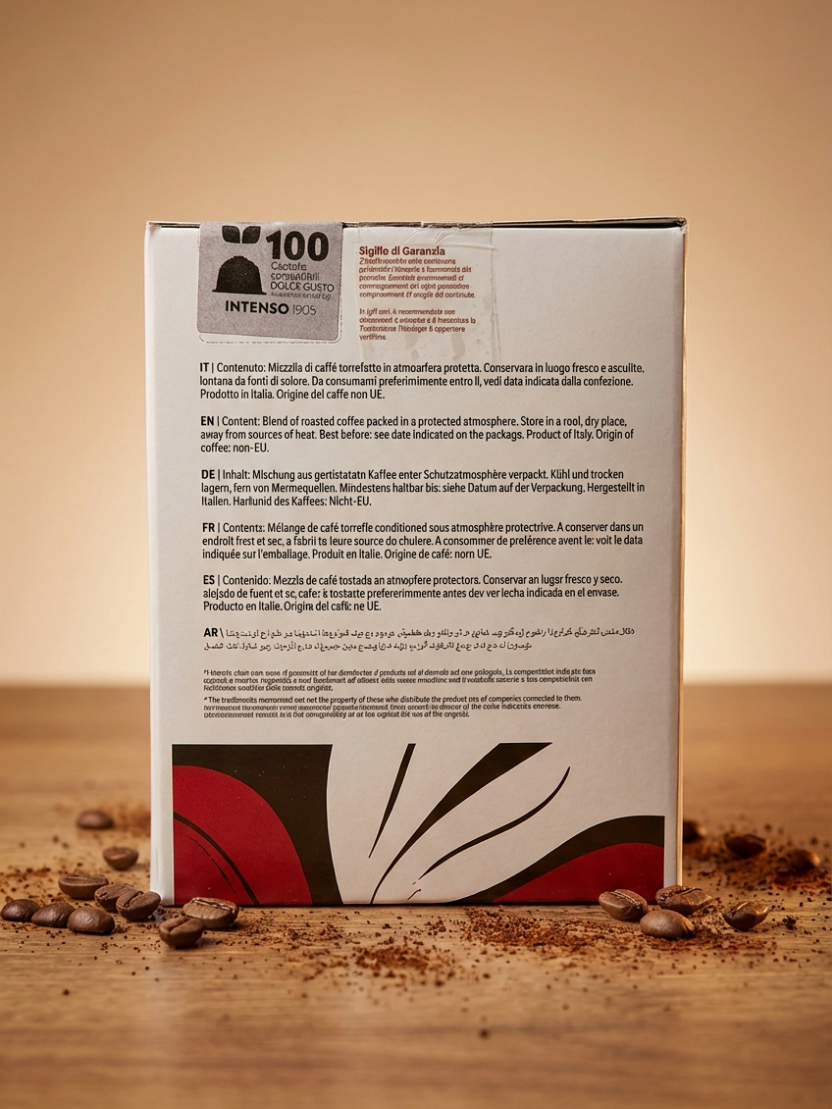 Capsule Compatibili Nescafé® Dolce Gusto® INTENSO1905 100pz – Caffè Tintori