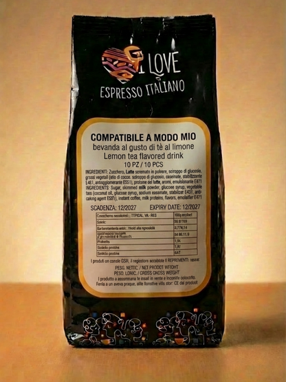 Capsule Compatibili A Modo Mio® Tè al Limone 10pz – Bevanda al Gusto di Tè al Limone