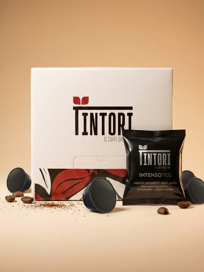 Capsule Compatibili Nescafé® Dolce Gusto® INTENSO1905 100pz – Caffè Tintori