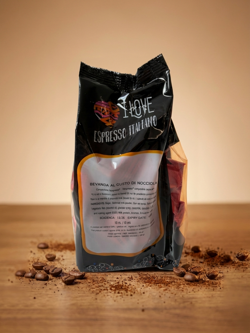 Capsule Compatibili Nespresso® Nocciolino 10pz – Bevanda al Gusto di Nocciola